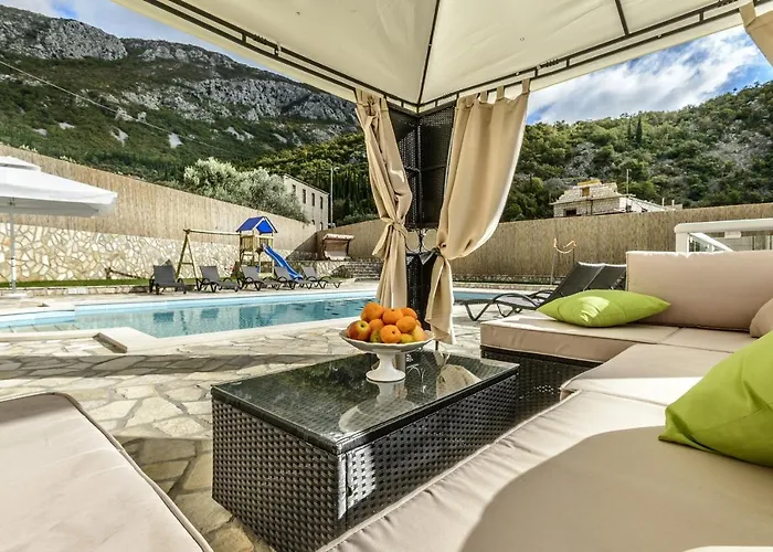 Luxury With A Swimming Pool Dubravka, Dubrovnik - 11073 Gruda