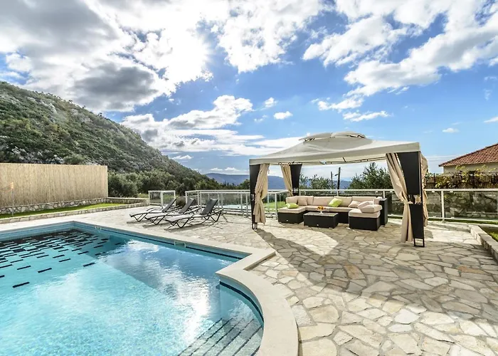 Luxury With A Swimming Pool Dubravka, Dubrovnik - 11073 Gruda